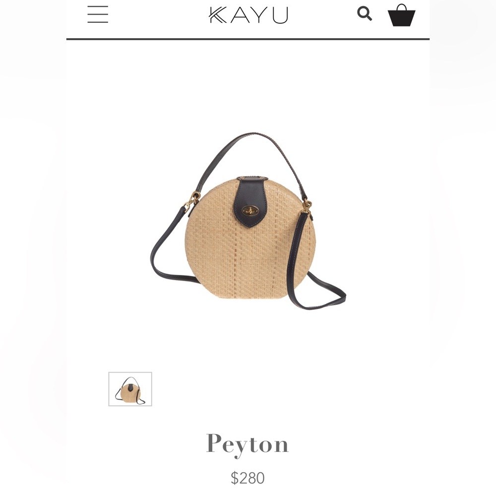 Authentic Kayu Peyton Designer Crossbody Bag